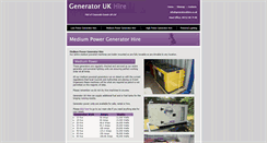 Desktop Screenshot of midpower.generatorukhire.co.uk