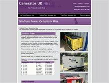 Tablet Screenshot of midpower.generatorukhire.co.uk